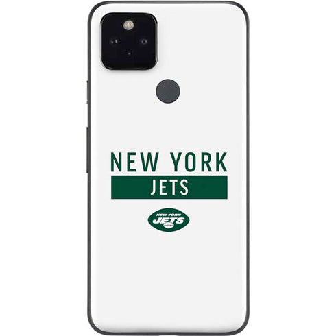 NFL New York Jets White Performance Series Google Pixel 5a Skin